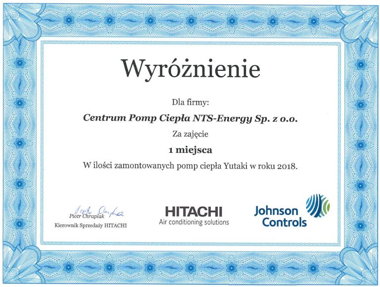 Pompy ciepła Hitachi 4
